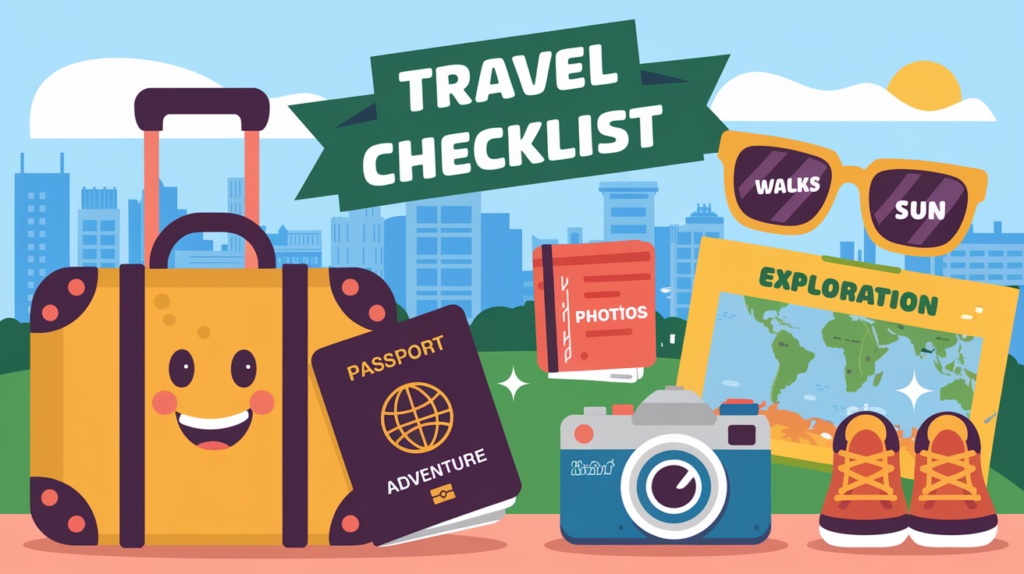 Travel Checklist Kids